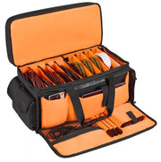 Cassetto per cavi - Cassetto per cavi - Con 9 separatori rimovibili - Tessuto Oxford 1200D - Cinturino imbottito 1,5 m - Piatto inferiore in plastica - Dimensioni 60 x 30 x 32 cm