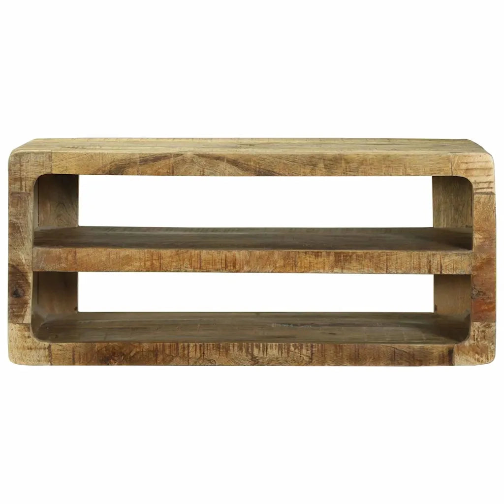 Mobile TV-Credenza per TV-Console TV Marrone 80 x 32 x 36 cm Legno massello di mango