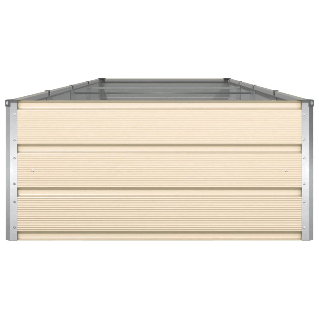 Fioriera Avorio 385 x 100 x 45 cm Acciaio zincato
