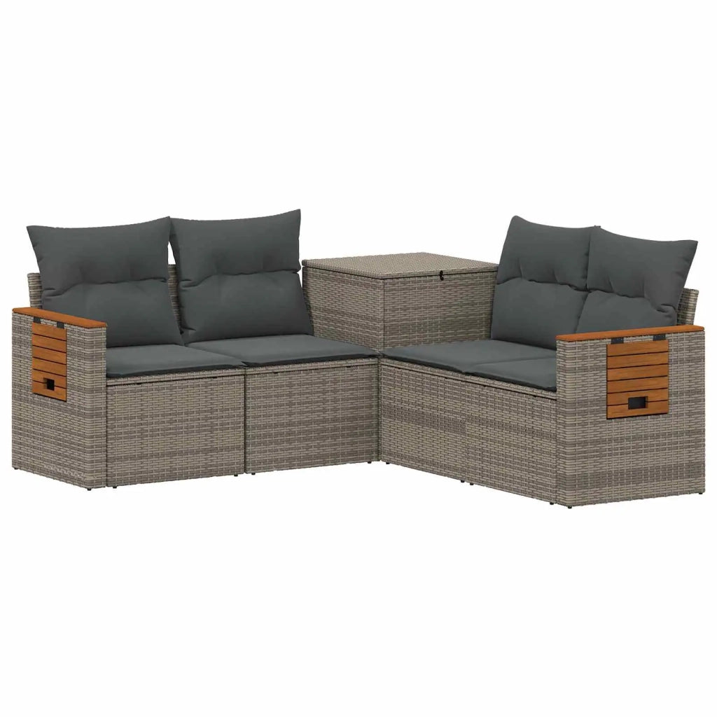 Set di divani 5 pz Grigio e Grigio Scuro 3447950
