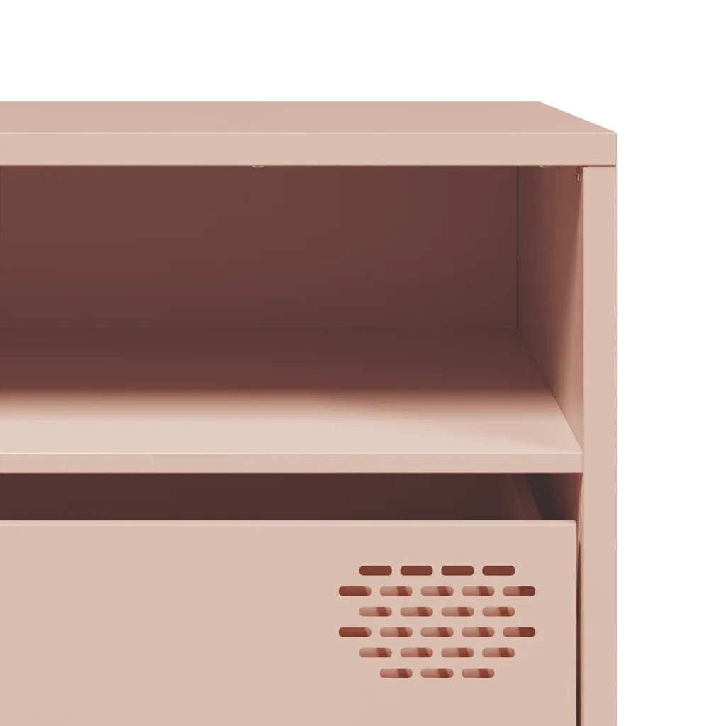 Mobile TV Rosa 202x39x43,5 cm in Acciaio Laminato a Freddo 3307156