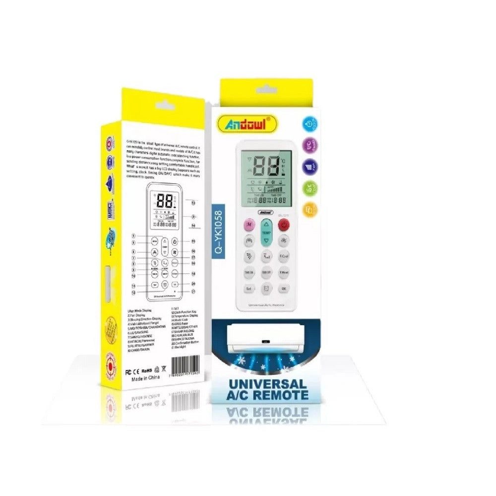 Trade Shop - Telecomando Universale Sostitutivo Condizionatore D'aria Climatizzatore Q-yk1058 -