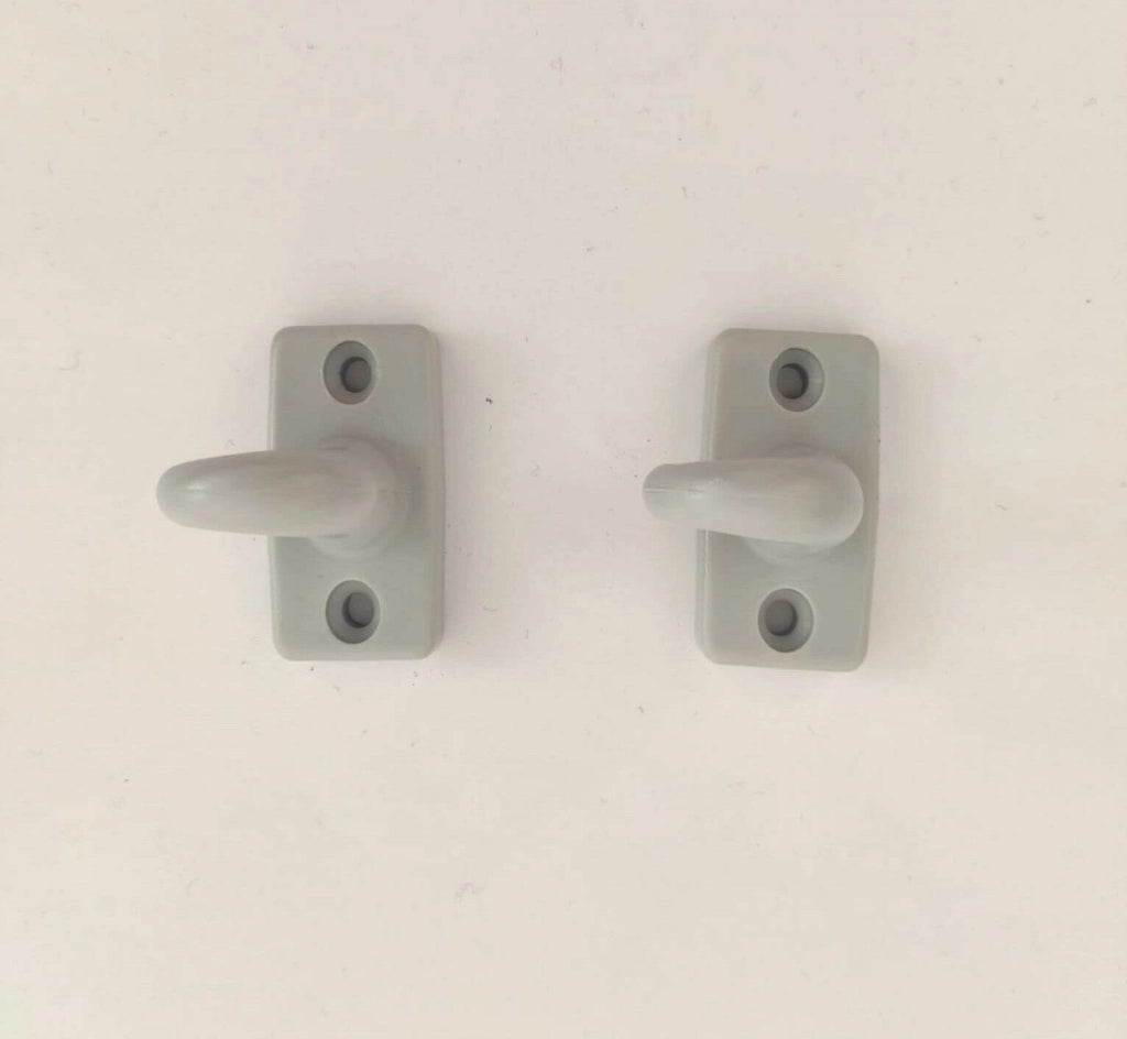 Braccetti per Tende da Sole in Alluminio 70 cm Coppia Kit con Ganci Vari Colori