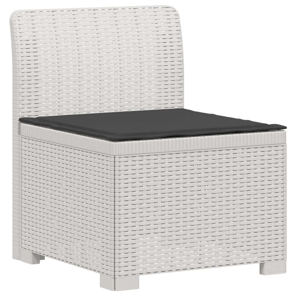 Divano da Giardino a 4 Posti con Cuscini in Stile Rattan PP 3443863