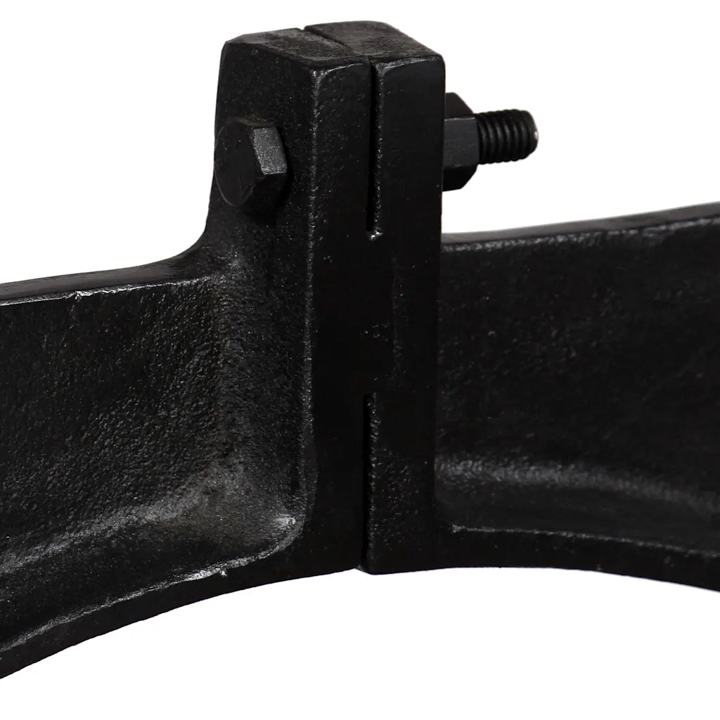 Gambe per Tavolo da Pranzo 2 pz a Forma di O in Ghisa 245426