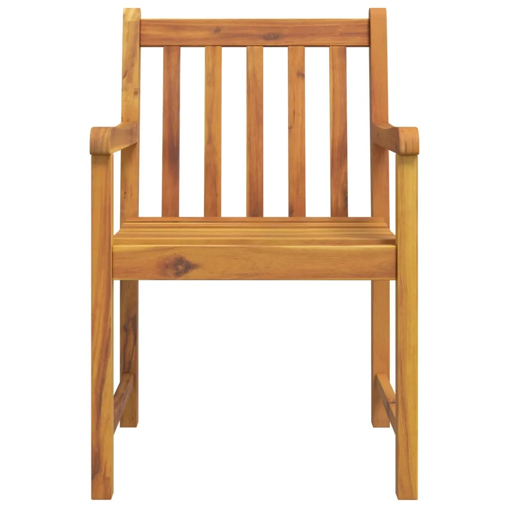 Sedie da Giardino 4 pz 56x55,5x90 cm Legno Massello di Acacia 3206272