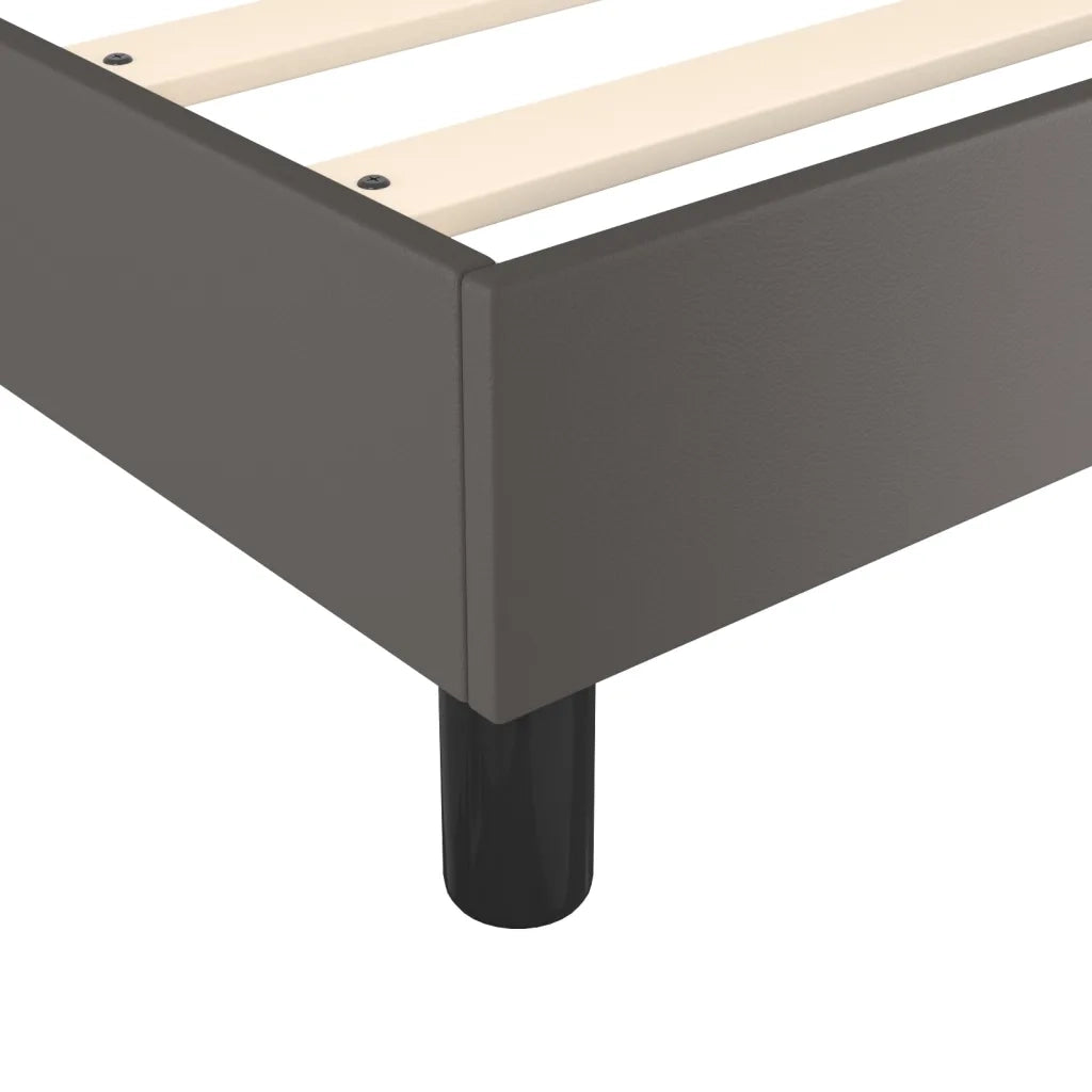 Struttura Letto a Rete a Molle Grigio 120x200 cm in Similpelle 3120692