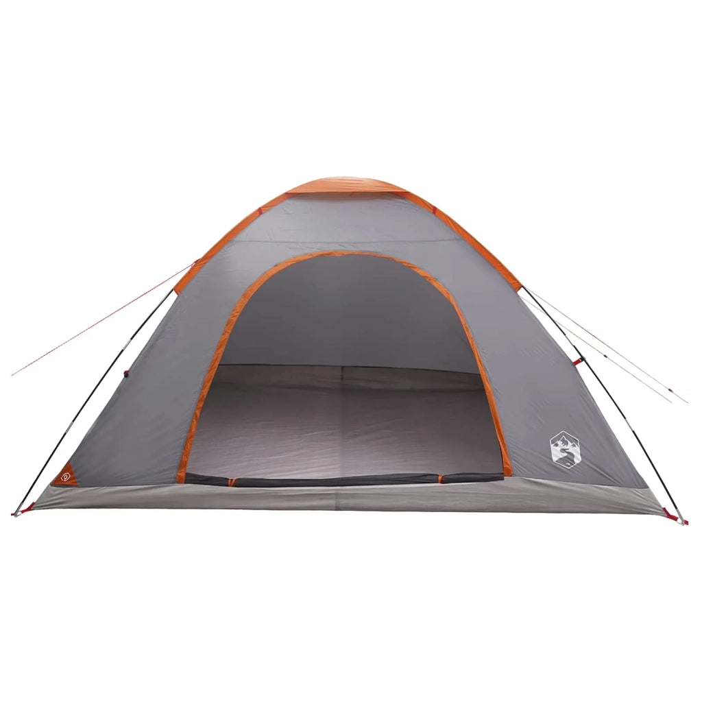 Tenda da campeggio Grigio e arancione 335 x 275 x 180 cm 42028639