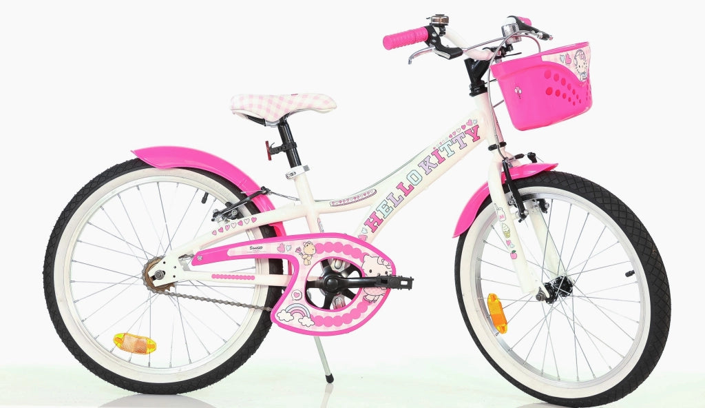 HELLO KITTY 20", bicicletta per bambini, bici bambina, adatta a bambini tra i 6 e i 10 anni, per altezza tra 120 e 155 c