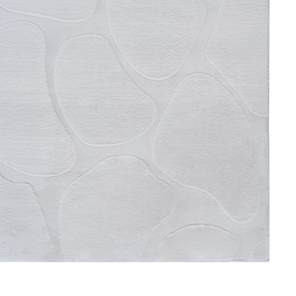 Tappeto decorativo rettangolare in jacquard, 160 x 230 cm, tortora design elegante