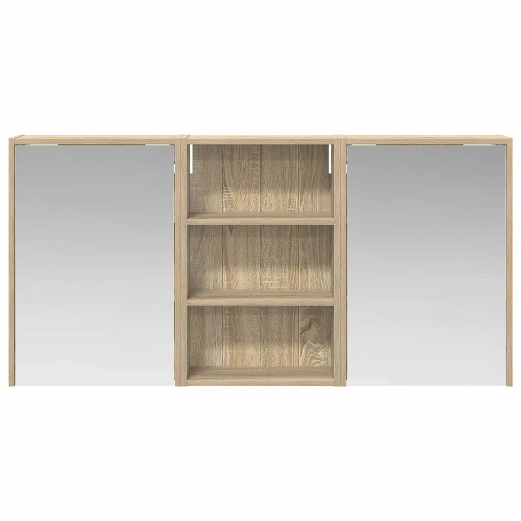 Set di Armadi da Bagno con lo scaffale 3 pcs 126 x 16 x 62.5 cm 3403826