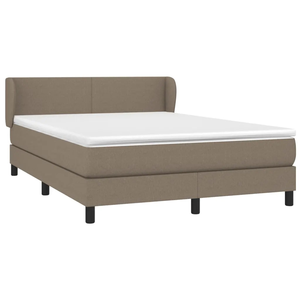 Giroletto a Molle con Materasso Tortora 140x200 cm in Tessuto cod mxl 34913