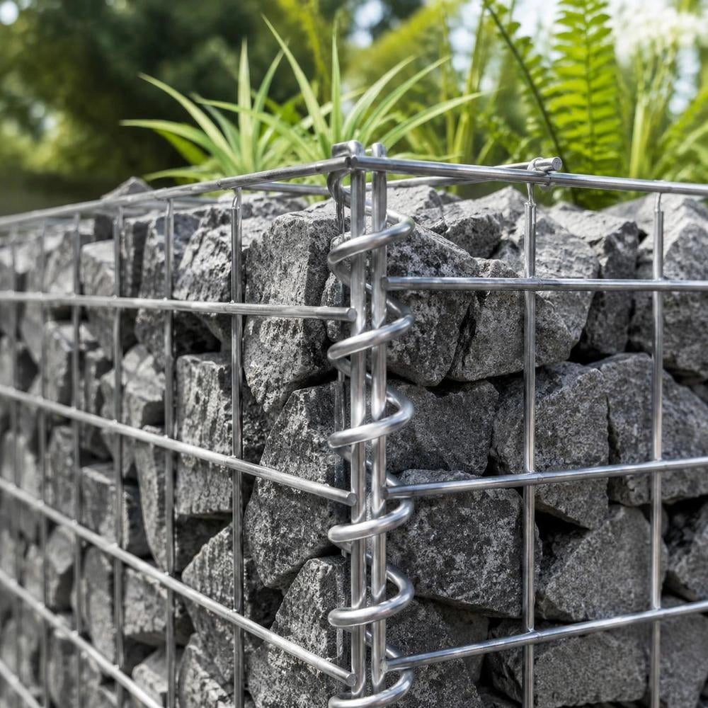 Gabion Raised Bed, Galvanized Steel, 180x30x60 Cm
