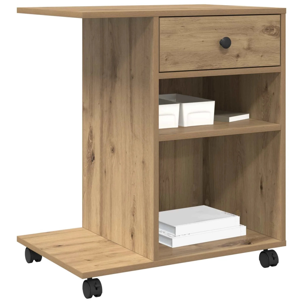 Supporto per Stampante Rovere Artigianale 60 x 40 x 68.5 cm