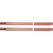 ASTE X SERRATURA ESTERNE 93291 MOTTURA - VERNICIATE DRITTE TRIPLICI MM 10X20 CF=PZ 2- 1 confezioni
