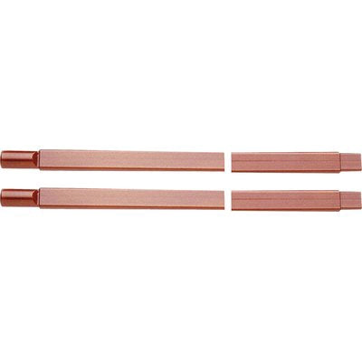 ASTE X SERRATURA ESTERNE 93291 MOTTURA - VERNICIATE DRITTE TRIPLICI MM 10X20 CF=PZ 2- 1 confezioni