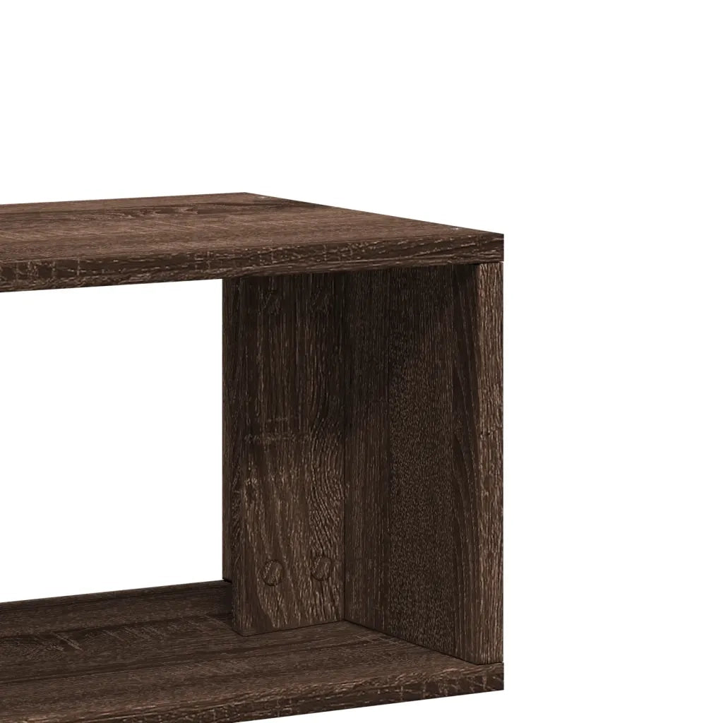 Mobili TV 2 pz | Armadietto TV | Mobile Porta TV Rovere Marrone 75x30x50 cm in Legno Multistrato