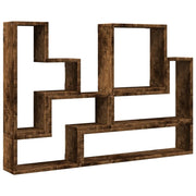 Mensola a Muro | Mensola a parete Rovere Fumo 96x12x64 cm in Legno Multistrato