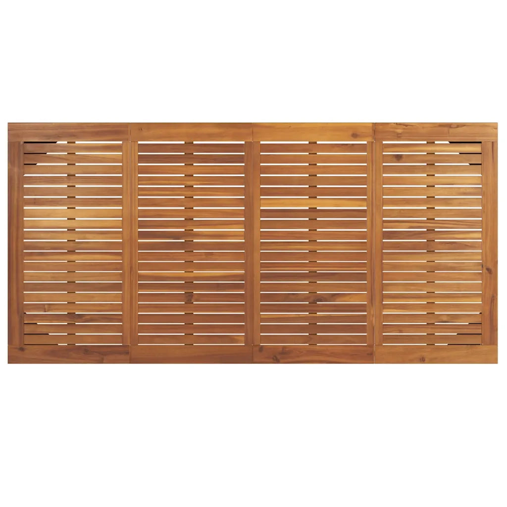 Tavolo Giardino con Gambe Forcella 180x90x75 cm Massello Acacia 319521