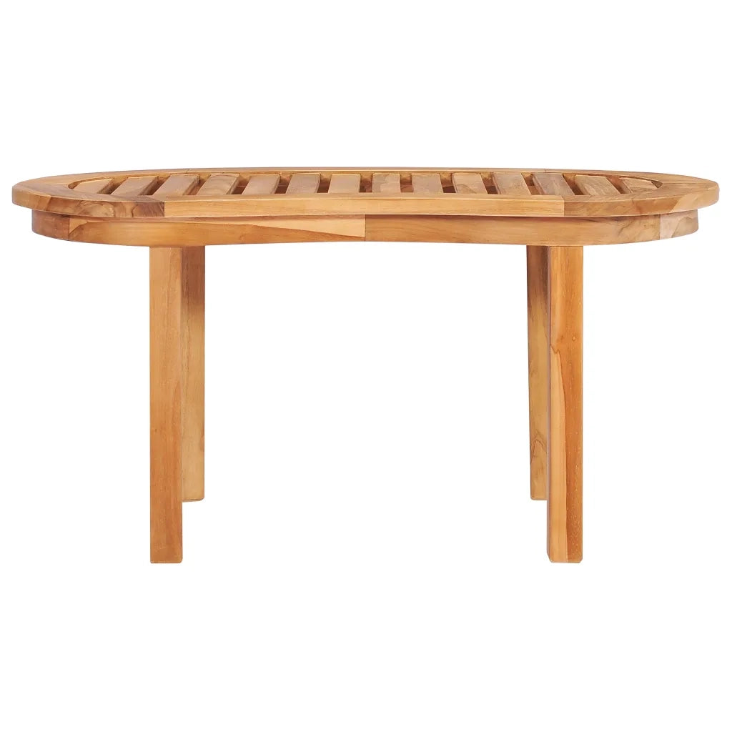 Tavolino da CaffÃ¨ 90x50x45 cm in Legno Massello di Teak cod mxl 18390