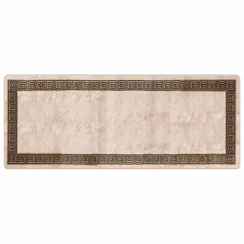 Runner Tappeto MARSA Nero 100 x 250 cm Poliestere e PVC