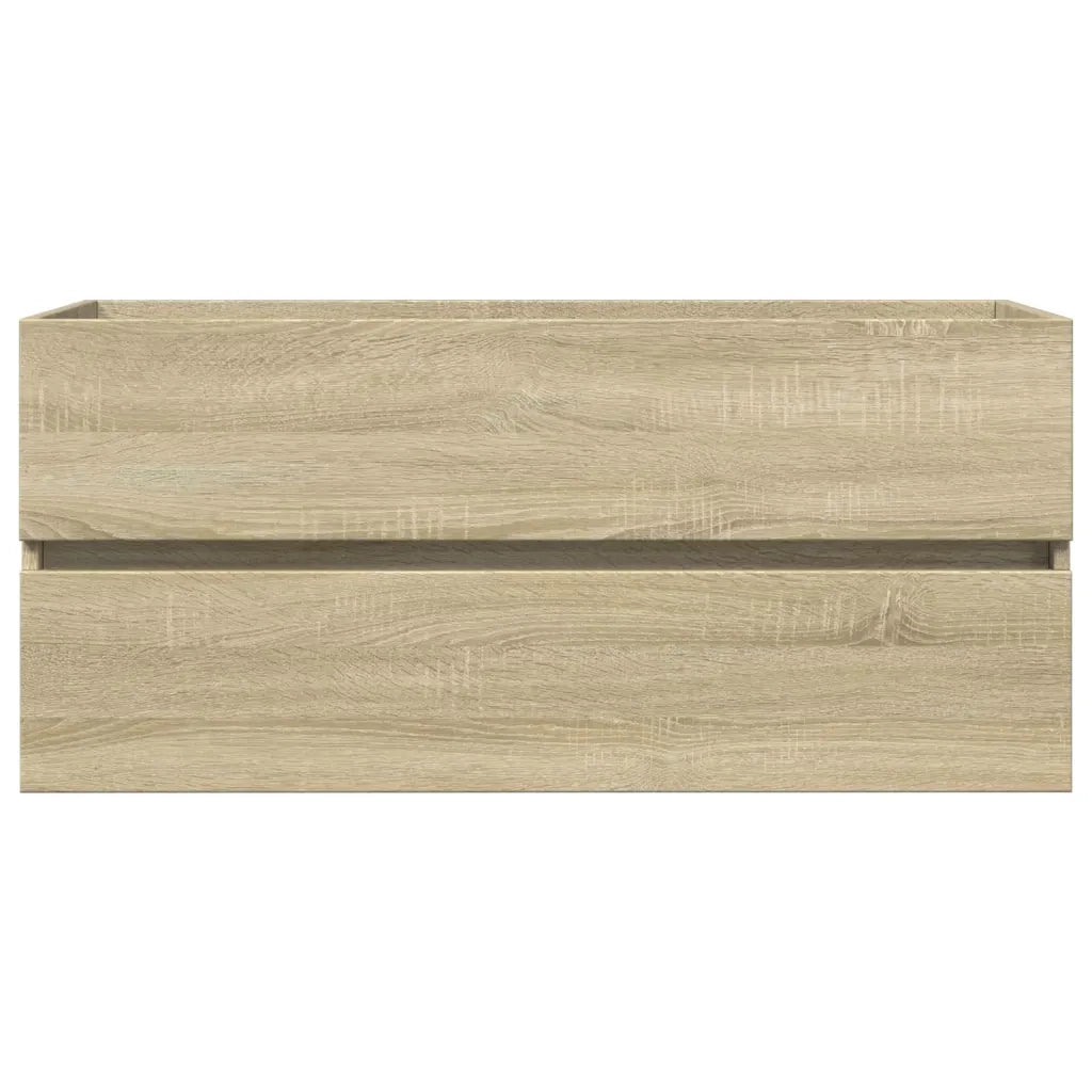 Set Mobili da Bagno 2 pz in Ceramica e Legno Multistrato