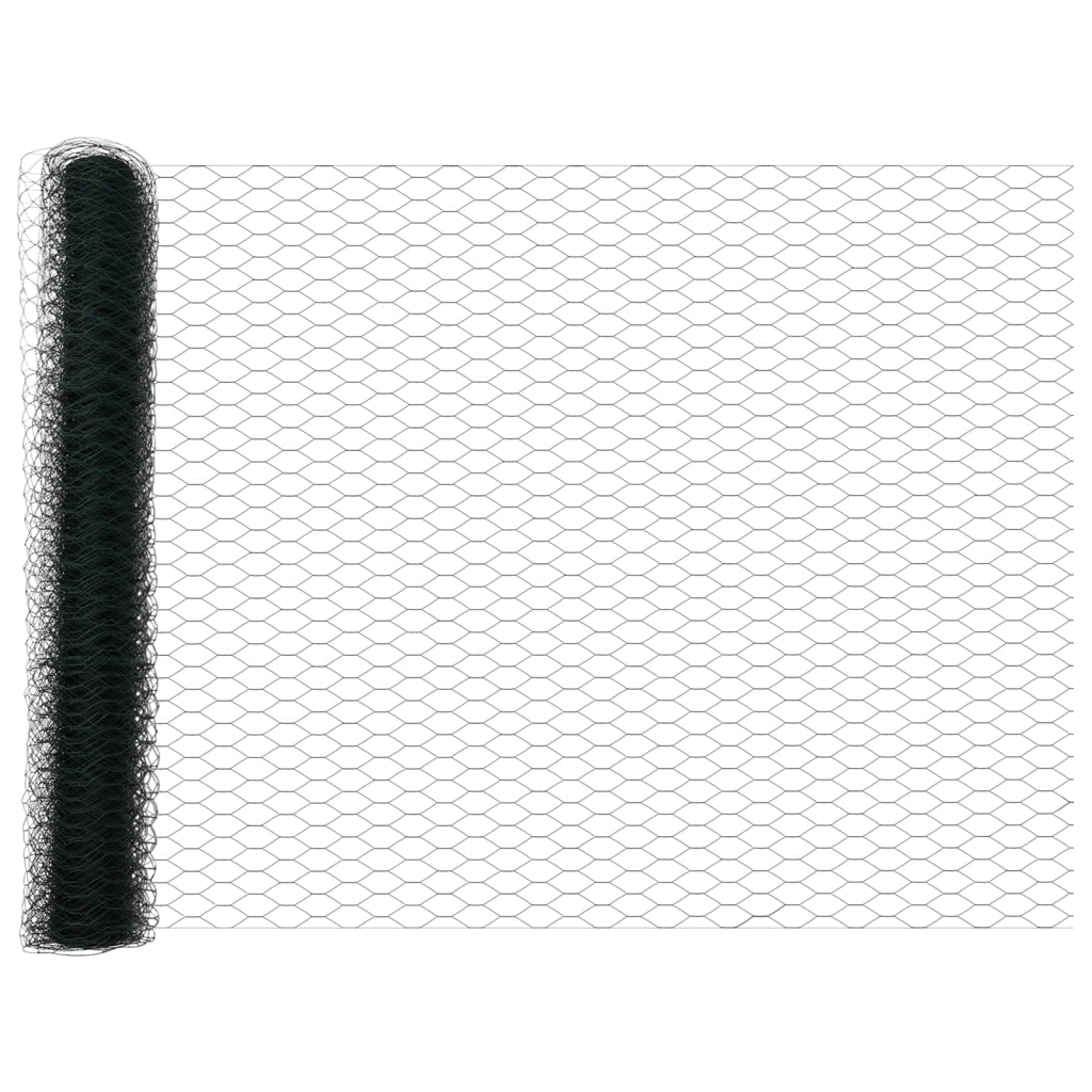 Recinzione Esagonale Verde 1x100 m Acciaio