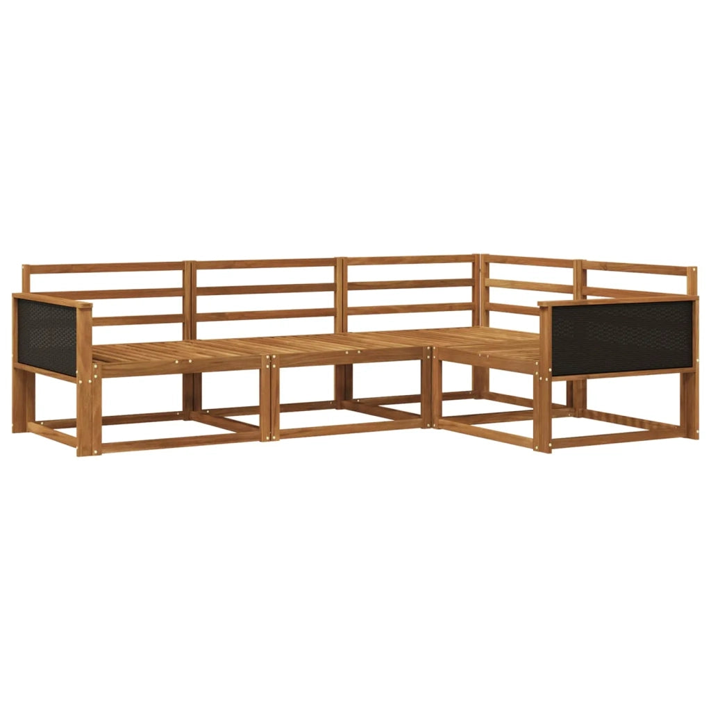 Set di divani da esterno 4 pcs Naturale 3382512