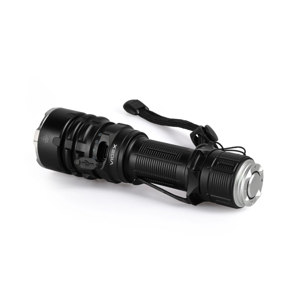 Torcia tattica LED 20W 2000lm 650m IP68 Videx AT265