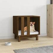 Casetta per Cani Ambra 50x40x52 cm in Legno Massello di Pino 822474
