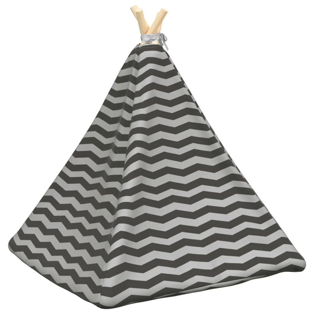 Tenda per animali con cuscino Bianco e Grigio 60 x 60 x 70 cm 42020257