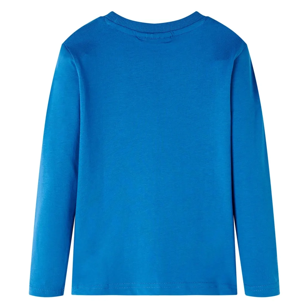 Maglietta da Bambino a Maniche Lunghe Petrolio 128cod mxl 84421
