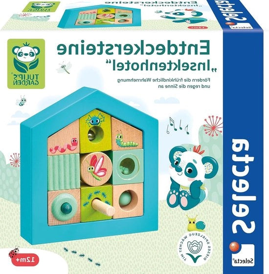 Kit di costruzione per un hotel per insetti - 11 pezzi in legno - Giocattolo educativo