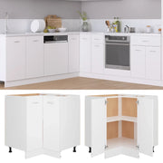 Armadio Angolare “Lyon” Bianco 75,5x75,5x81,5 cm 802489