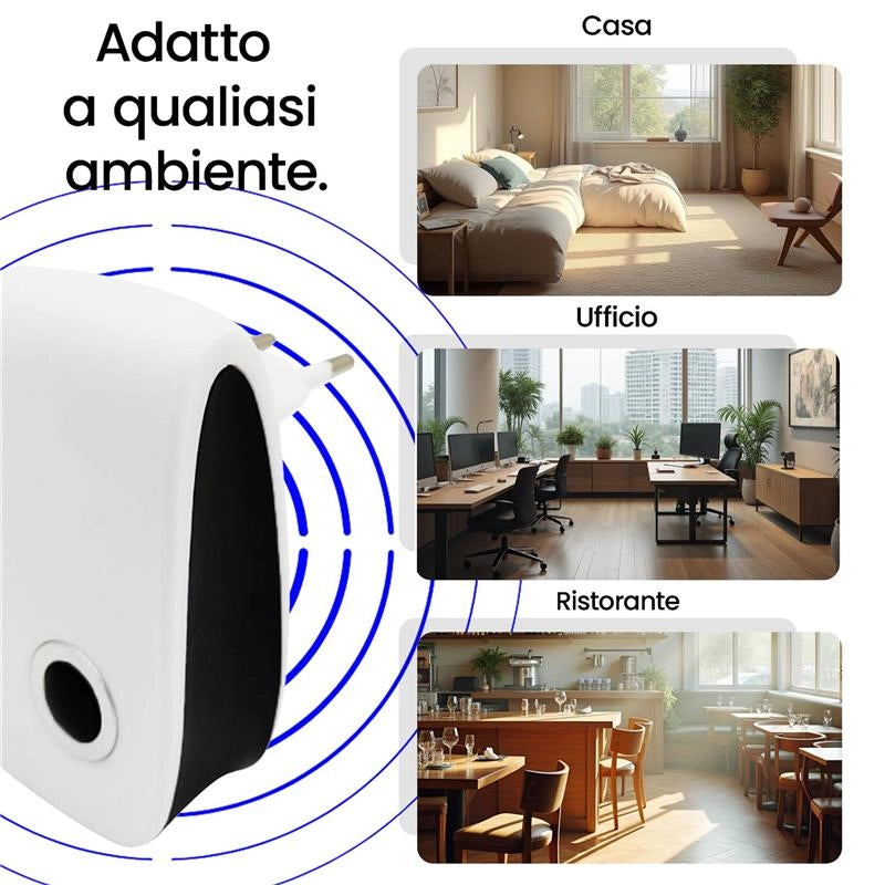 HIGH-TECH REPELLENTE AD ULTRASUONI CON SPINA