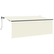 Tenda da Sole | Tenda Retrattile Crema 350 x 200 cm Poliestere e Alluminio