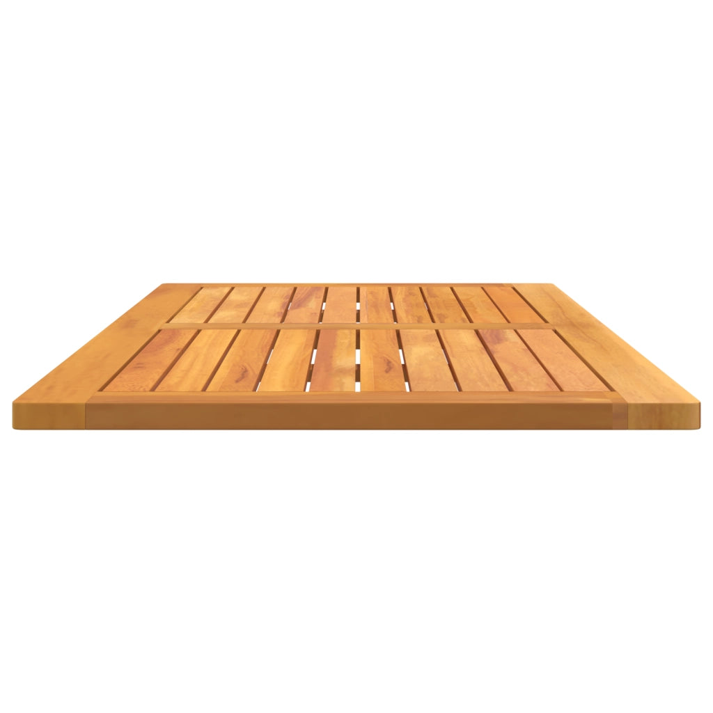 Piano Tavolo 110x55x2,2 cm Rettangolare in Legno Massello di Acacia