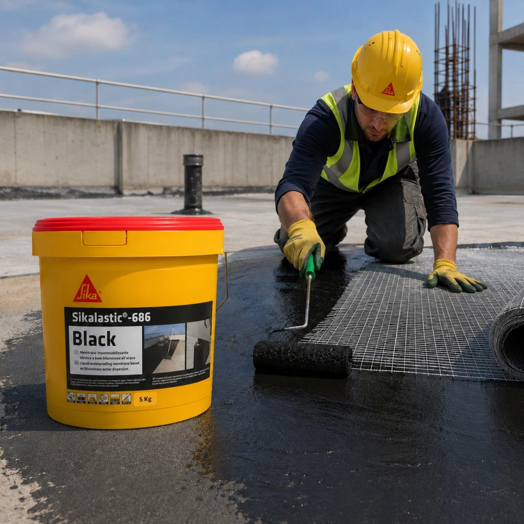 Sika sikalastic 686 black membrana impermeabilizzante elastica 5 kg