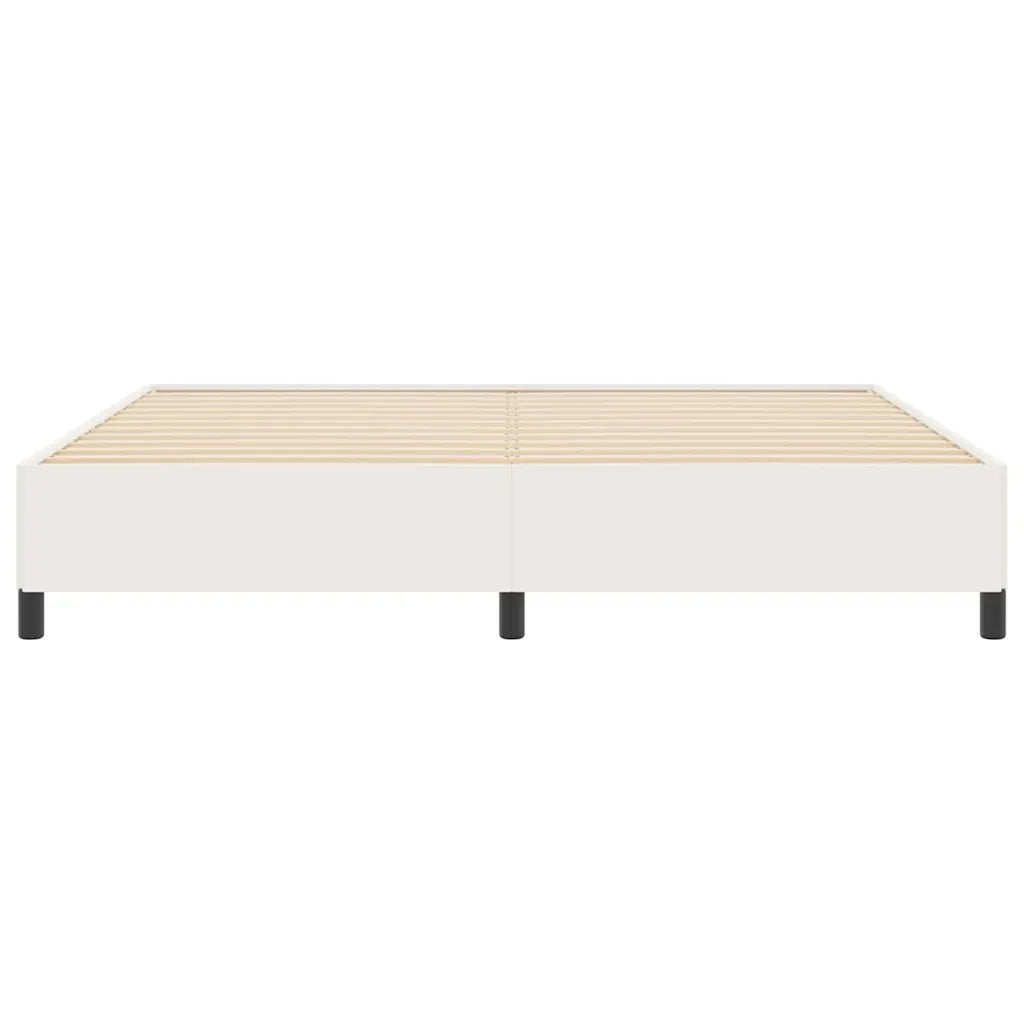 Letto a molle Crema 200 x 200 cm Tessuto in Cords 42006989