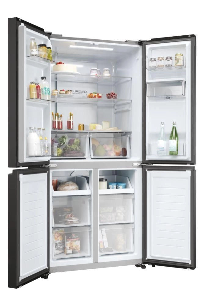 Haier Cube 83 Serie 3 HCR3818EWPT frigorifero side-by-side Libera installazione 463 L E Antracite
