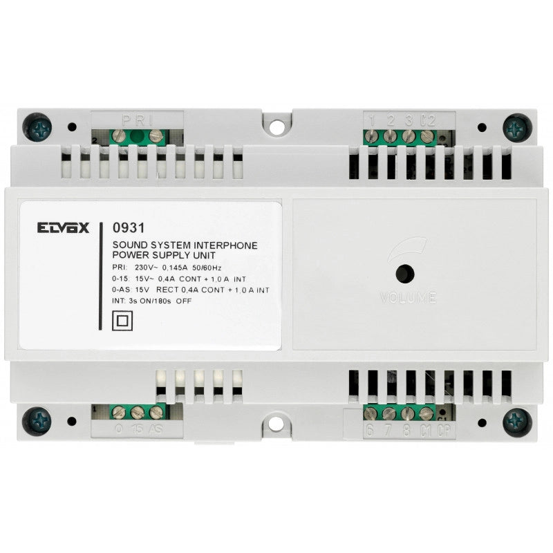 0931 Alimentatore citofonia Sound System 230V