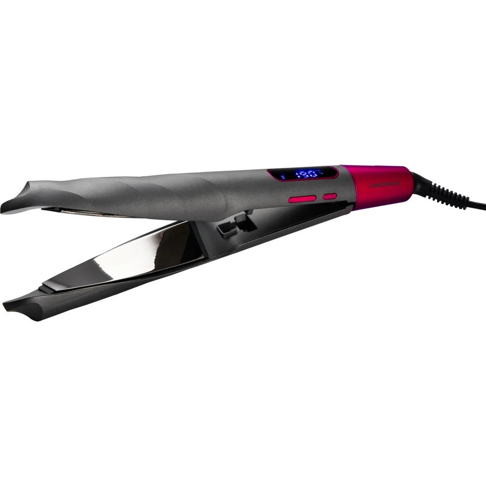Trade Shop - Piastra Per Capelli 2in1 A Spirale Flottanti Con Rivestimento In Titanio 50w Display Led -