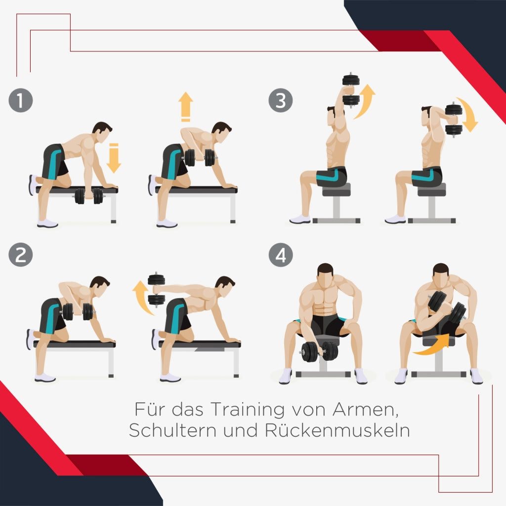Set Manubri 30kg ¨C Xylo ¨C Acciaio e Ecopelle Nero per Casa Palestra Ufficio