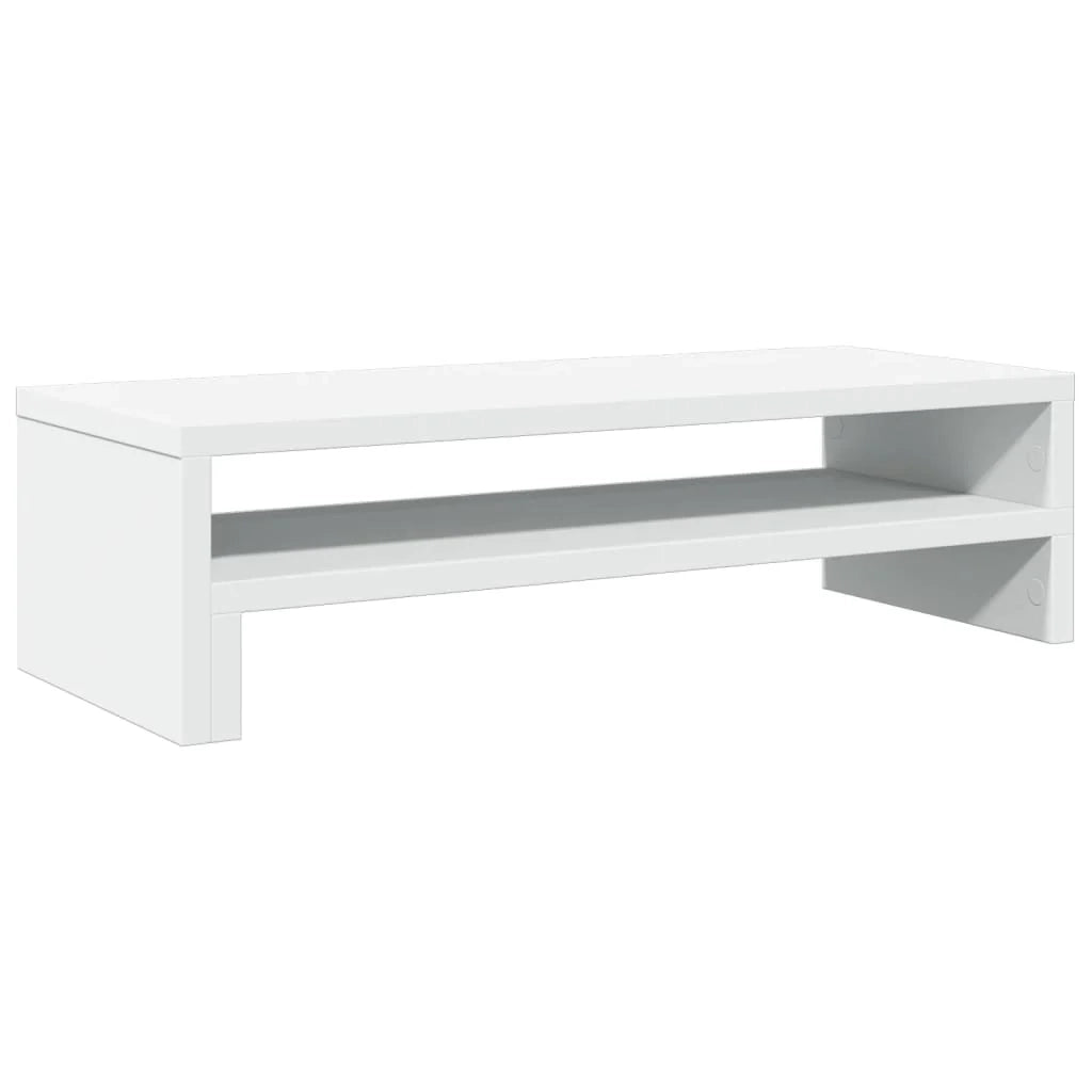 Supporto per monitor mobile da scrivania 54 x 22 x 15 cm legno ingegnerizzato bianco 02_0044888