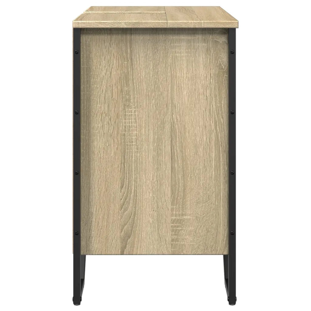 Mobile Lavabo | Armadio Lavabo Bagno Rovere Sonoma 60x35x60 cm in Truciolato