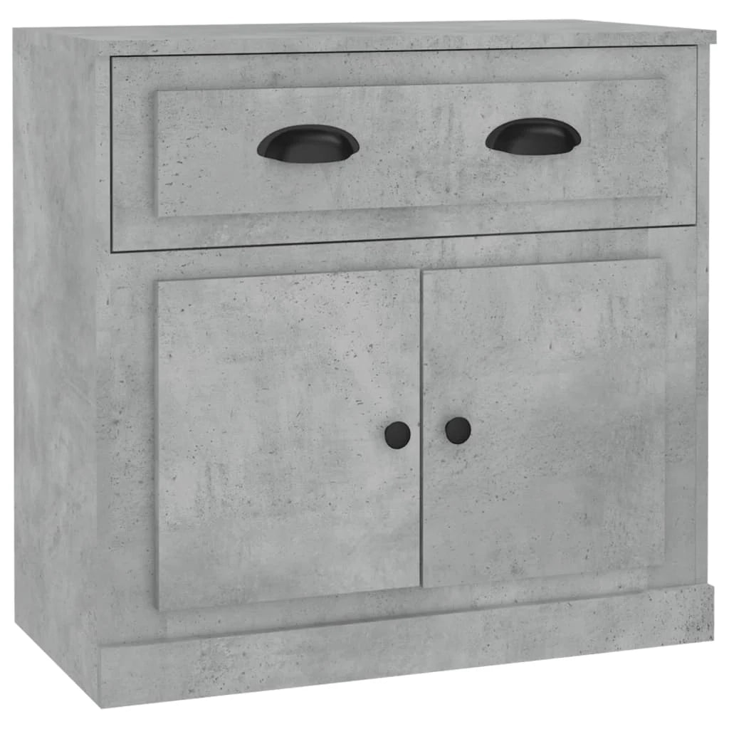 Buffet credenza cassettiera mobiletto mobile contenitore organizer per cucina soggiorno salotto 70 x 35,5 x 67,5 cm legno ingegnerizzato grigio 02_0032084