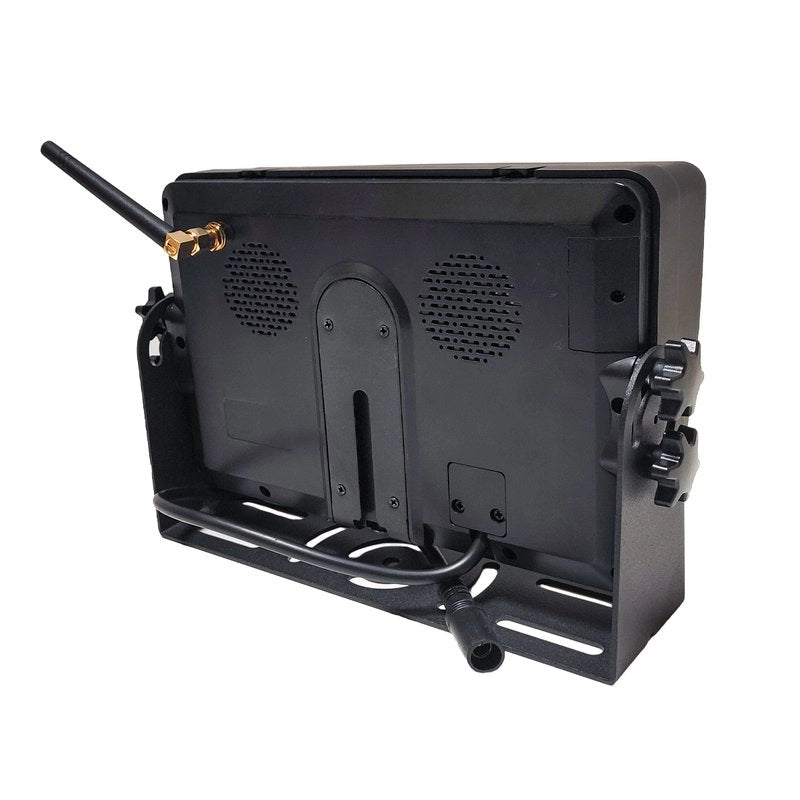 Monitor Wireless Ricevitore Professionale DVR Registratore 4 Canali 12V 24V Per Camion Tir 7 Pollici
