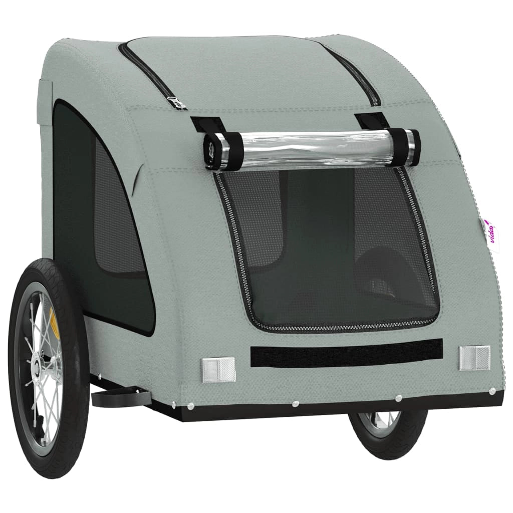 Rimorchio/carrello per animali domestici grigio 02_0044210