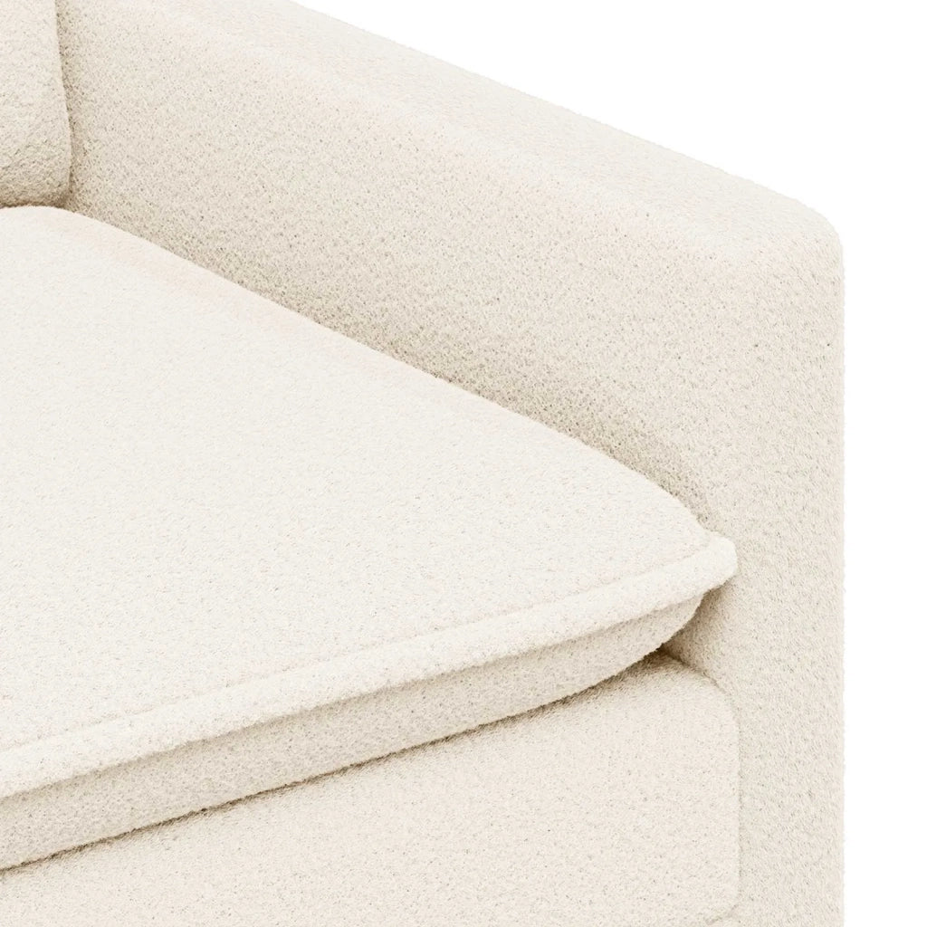 Set di divani 2 pz Crema Tessuto 3417036