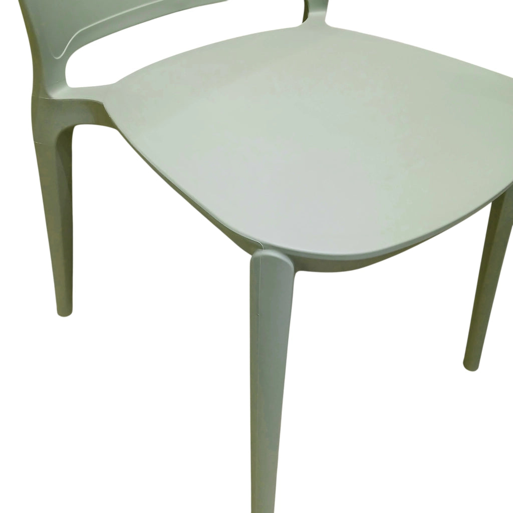 SEDIA INES 54X48XH81CM VERDE.